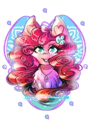 Size: 2893x4092 | Tagged: safe, artist:minamikoboyasy, derpibooru import, pinkie pie, grin, looking at you, portrait, simple background, solo, transparent background