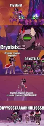 Size: 533x1499 | Tagged: alternate timeline, crystal, crystal empire, crystal war timeline, derpibooru import, edit, edited screencap, king sombra, mind control, safe, screencap, sombra soldier, the cutie re-mark