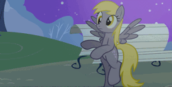 Size: 1257x632 | Tagged: safe, artist:flaminbunny, derpibooru import, derpy hooves, pony, animated, bipedal, night, sneak 100, sneaking, solo