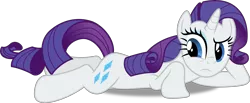 Size: 7308x3000 | Tagged: absurd resolution, artist:dashiesparkle, derpibooru import, hoof on cheek, lesson zero, lying down, prone, raised eyebrow, rarity, safe, simple background, solo, sploot, .svg available, transparent background, vector