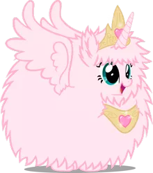 Size: 900x1023 | Tagged: safe, artist:mixermike622, artist:youki506, derpibooru import, oc, oc:fluffle puff, unofficial characters only, alicorn, pony, alicornified, flufflecorn, race swap, solo, vector, xk-class end-of-the-world scenario