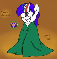 Size: 618x638 | Tagged: artist:hetalianderpy, britain, british, derpibooru import, food, great britain, nation ponies, ponified, safe, solo, tea, united kingdom