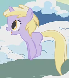 Size: 431x489 | Tagged: safe, derpibooru import, screencap, dinky hooves, pony, unicorn, winter wrap up, background pony, cropped, cute, dinkabetes, female, filly, pronking, snow, solo, winter wrap up song