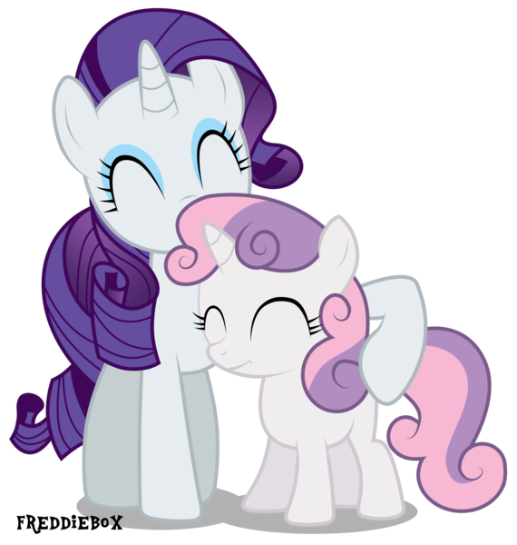 Size: 2850x3000 | Tagged: safe, artist:brony-works, derpibooru import, rarity, sweetie belle, simple background, transparent background, vector