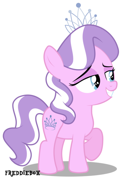 Size: 2041x3000 | Tagged: artist:brony-works, derpibooru import, diamond tiara, safe, simple background, solo, transparent background, vector