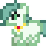 Size: 160x160 | Tagged: 8-bit, colt quest, derpibooru import, oc, oc:emerald jewel, safe, solo, sprite, unofficial characters only
