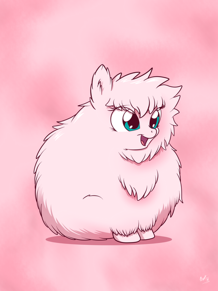 Size: 1024x1365 | Tagged: artist:sycotei-b, cute, derpibooru import, flufflebetes, oc, oc:fluffle puff, safe, sitting, solo, unofficial characters only