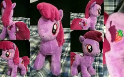 Size: 1280x800 | Tagged: artist:onlyfactory, artist:thejakevale, berry punch, berryshine, bootleg, derpibooru import, female, irl, photo, plushie, safe, solo