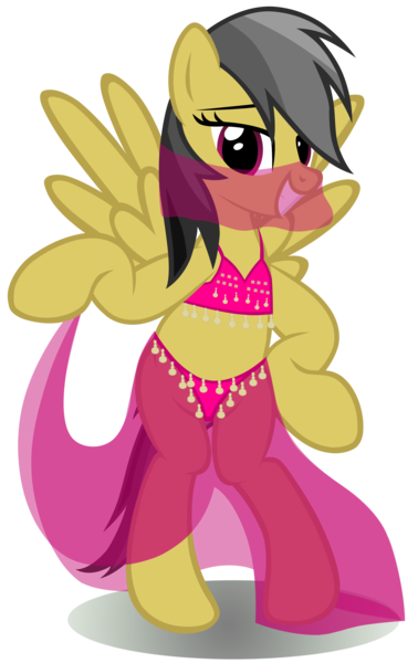 Size: 5000x7930 | Tagged: absurd resolution, artist:hunterz263, bedroom eyes, belly dancer, daring do, derpibooru import, midriff, .psd available, sexy, show accurate, solo, stupid sexy daring do, suggestive