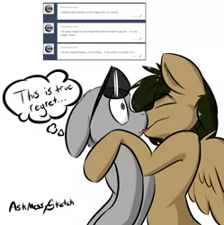 Size: 1280x1284 | Tagged: suggestive, artist:messysketch, derpibooru import, oc, unofficial characters only, pegasus, pony, anonymous, french kiss, kissing, male, thought bubble, tumblr