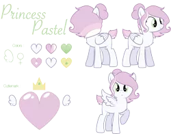 Size: 1280x1003 | Tagged: safe, artist:smallandnaughty, derpibooru import, oc, oc:princess pastel, unofficial characters only, pegasus, pony, explicit source, reference sheet