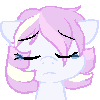 Size: 100x100 | Tagged: animated, artist:smallandnaughty, crying, derpibooru import, explicit source, eyes closed, oc, oc:princess pastel, safe, unofficial characters only