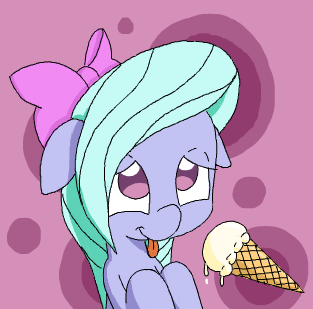 Size: 313x309 | Tagged: artist:lockheart, artist:wafflecakes, cute, derpibooru import, edit, flitter, flitterbetes, food, ice cream, safe, solo