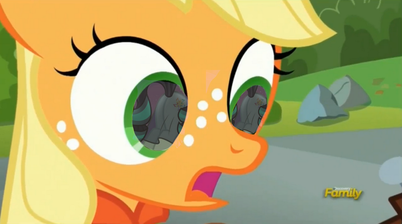 Size: 1076x600 | Tagged: applejack, coloratura, derpibooru import, discovery family logo, edit, edited screencap, eyes on the prize, female, lesbian, plot, rarajack, safe, screencap, shipping, the mane attraction