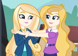 Size: 738x531 | Tagged: safe, derpibooru import, edit, edited screencap, screencap, princess cadance, princess luna, equestria girls, friendship games, aryan, blonde, blondening, cropped, dean cadance, embrace, human coloration, natural hair color, nazi, realism edits, recolor, vice principal luna