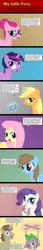 Size: 1024x5888 | Tagged: absurd resolution, actress, animated actors, applejack, artist:kucoslaw, behind the scenes, comic, derpibooru import, earth pony rarity, fake horn, fluttershy, interview, mailpony, mane six, out of character, parcel post, pinkie pie, post haste, puppet, rainbow dash, rarity, safe, spike, text, twilight sparkle, unicorn applejack