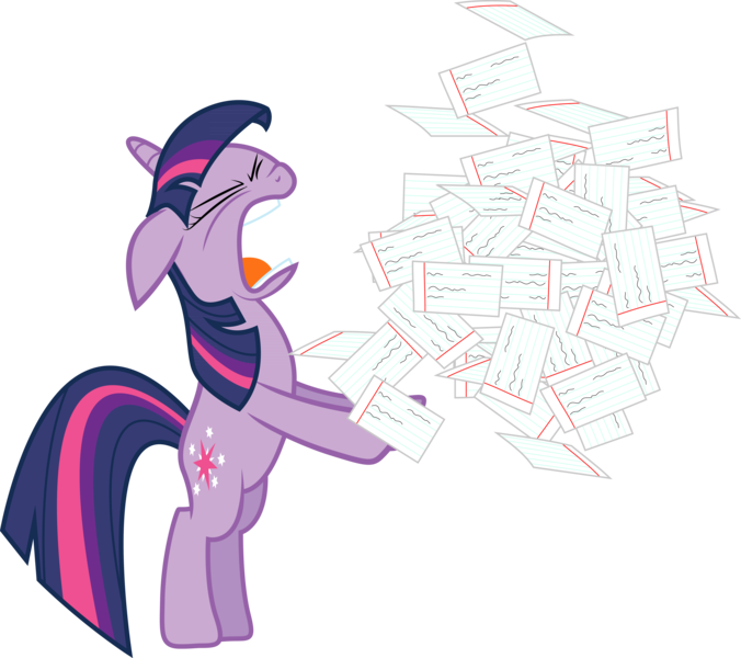 Size: 7946x7052 | Tagged: safe, artist:the-mad-shipwright, derpibooru import, twilight sparkle, unicorn, applebuck season, absurd resolution, angry, simple background, solo, transparent background, unicorn twilight, vector, why can't i hold all these x