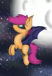 Size: 2500x3700 | Tagged: artist:darkflame75, artist:theartistsora, derpibooru import, fanart, safe, scootaloo, solo, student of the night
