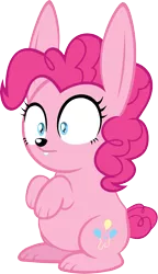 Size: 1839x3186 | Tagged: artist:megarainbowdash2000, bunnified, bunny pie, derpibooru import, pinkie pie, rabbit, safe, solo, species swap