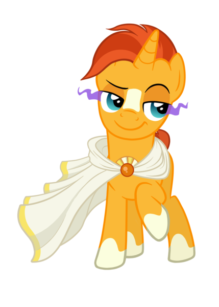 Size: 1440x2016 | Tagged: artist:thecheeseburger, cape, clothes, corrupted, dark magic, derpibooru import, evil sunburst, magic, possessed, raised eyebrow, raised hoof, safe, simple background, solo, sombra eyes, sunburst, transparent background, vector