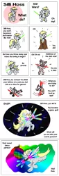 Size: 900x2656 | Tagged: safe, artist:haretrinity, derpibooru import, derpy hooves, pony, cute, dance party, disco ball, jedi, lightsaber, meme, mouth hold, silly, silly pony, sith, space, star wars, text, weapon, what do