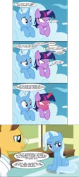 Size: 2952x6583 | Tagged: safe, artist:badumsquish, derpibooru import, doctor horse, doctor stable, trixie, twilight sparkle, twilight sparkle (alicorn), alicorn, pony, unicorn, the cutie re-mark, alternate scenario, angry, annoyed, cloud, cloudsdale, comic, death stare, deleted scene, dialogue, dreamworks face, duo, duo female, female, frown, glare, glow, gritted teeth, happy, hospital, inconvenient trixie, magic abuse, mare, open mouth, overheated horn, payback, rage, raised eyebrow, smiling, smirk, smoke, speech bubble, taunting, this will end in pain, twilight is not amused, wide eyes, zipper, zippermouth