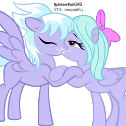 Size: 6000x6000 | Tagged: absurd resolution, armenian, artist:kp-shadowsquirrel, artist:yourfavoritesenpai, bedroom eyes, blank flank, cloudchaser, colored, derpibooru import, drool, edit, eyes closed, female, flitter, incest, kissing, lesbian, pegacest, shipping, siblings, simple background, sisters, sloppy kissing, spit, suggestive, transparent background, twincest, twins