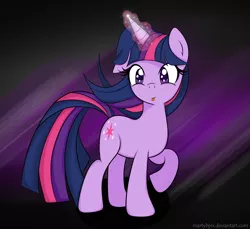 Size: 3500x3200 | Tagged: safe, artist:martybpix, derpibooru import, twilight sparkle, magic, solo, tongue out