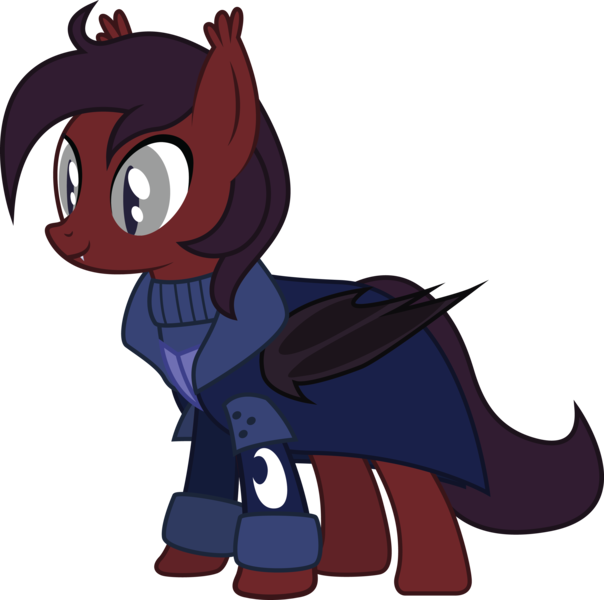 Size: 2941x2921 | Tagged: safe, artist:duskthebatpack, derpibooru import, oc, oc:reddling, unofficial characters only, bat pony, pony, simple background, solo, transparent background, vector