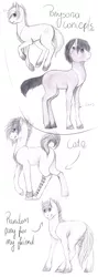 Size: 1024x2862 | Tagged: safe, artist:tevayra, derpibooru import, pony, practice, sketch dump