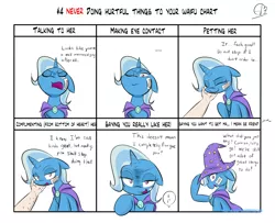 Size: 2128x1727 | Tagged: safe, artist:phuocthiencreation, derpibooru import, trixie, pony, unicorn, broken english, chart, chest fluff, comic, doing loving things, female, fourth wall, happy ending, mare, meme, solo, waifu