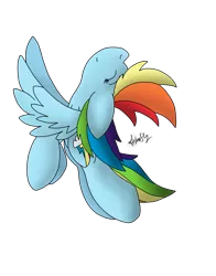 Size: 5502x7002 | Tagged: absurd resolution, artist:fisherfly, derpibooru import, eyes closed, flying, rainbow dash, safe, simple background, solo, transparent background