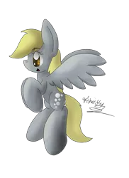 Size: 5100x7002 | Tagged: safe, artist:fisherfly, derpibooru import, derpy hooves, pegasus, pony, absurd resolution, cute, female, flying, happy, mare, simple background, smiling, solo, transparent background