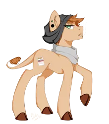 Size: 1240x1411 | Tagged: safe, artist:potates-chan, derpibooru import, oc, unofficial characters only, earth pony, pony, cigarette, clothes, ear piercing, male, marlboro, piercing, simple background, smoking, solo, transparent background