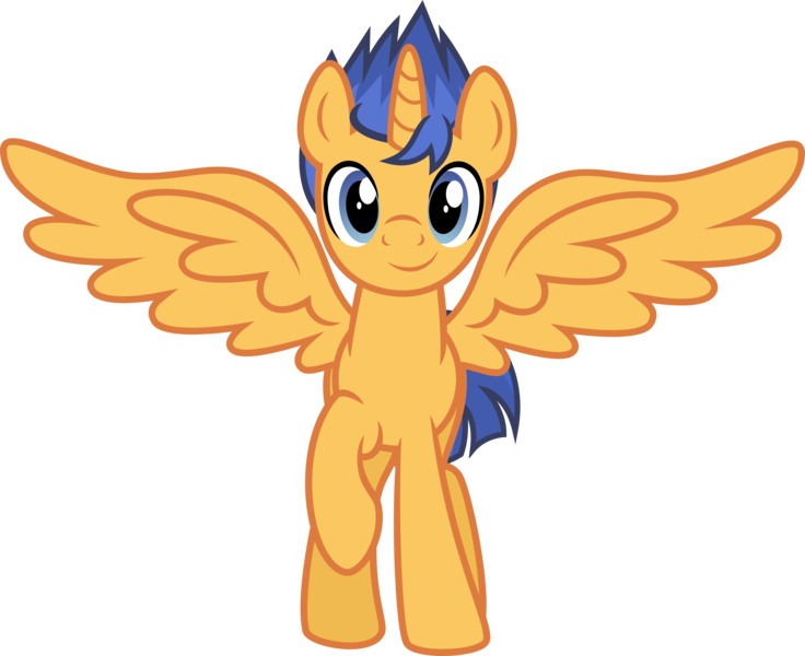 Size: 5169x4215 | Tagged: safe, artist:osipush, derpibooru import, flash sentry, alicorn, pony, absurd resolution, alicornified, alternate gender counterpart, looking at you, prince flash sentry, race swap, raised hoof, simple background, smiling, solo, spread wings, stallicorn, transparent background, vector, xk-class end-of-the-world scenario