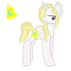 Size: 894x894 | Tagged: artist:spottedpool90, cutie mark, derpibooru import, oc, oc:golden bell, offspring, parent:prince blueblood, parents:bluetrix, parent:trixie, safe, simple background, solo, transparent background, unofficial characters only