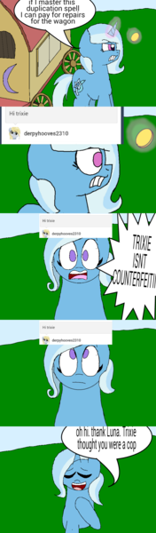 Size: 691x2350 | Tagged: safe, artist:trixielulamoonthegreatandpoweful, derpibooru import, trixie, pony, unicorn, ask, comic, female, mare, solo, tumblr