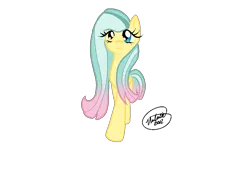 Size: 1024x768 | Tagged: safe, artist:zaksaturday2468, derpibooru import, oc, oc:spearmint sequin, unofficial characters only, heterochromia, offspring, parent:fluttershy, parents:thundershy, parent:thunderlane, simple background, solo, transparent background