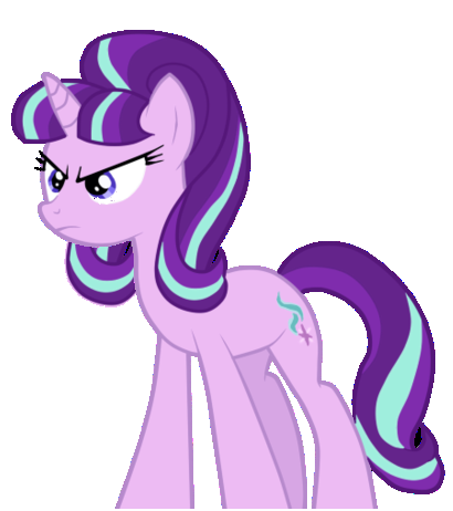 Size: 410x462 | Tagged: safe, derpibooru import, edit, starlight glimmer, double mane, /mlp/, solo