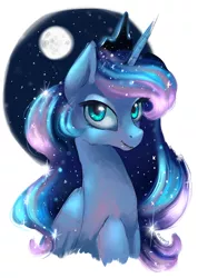 Size: 2368x3331 | Tagged: artist:mapony240, derpibooru import, moon, portrait, princess luna, safe, solo