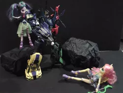 Size: 640x480 | Tagged: aria blaze, bruticus, combaticons, combiner, derpibooru import, fall of cybertron, fluttershy, gestalt, microblaze creations, safe, third party toy, toy, transformers