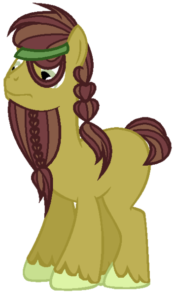 Size: 381x647 | Tagged: artist:rainy-ponyashka-dash, derpibooru import, oc, offspring, parents:troublehugger, parent:tree hugger, parent:troubleshoes clyde, safe, solo, unofficial characters only