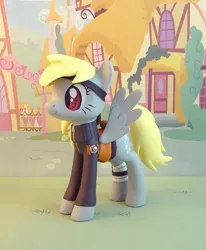 Size: 782x950 | Tagged: safe, artist:krowzivitch, derpibooru import, derpy hooves, ponified, pegasus, pony, clothes, craft, crossover, female, figurine, mare, naruto, photo, sculpture, solo, traditional art, uzumaki naruto