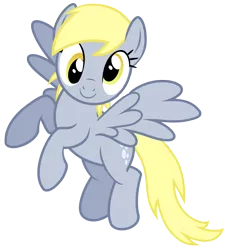 Size: 6501x7200 | Tagged: safe, artist:greenmachine987, derpibooru import, derpy hooves, pegasus, pony, absurd resolution, c:, female, flying, looking at you, mare, simple background, smiling, solo, spread wings, transparent background, vector