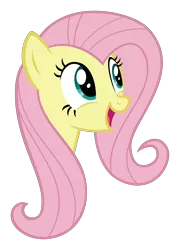 Size: 2164x3000 | Tagged: safe, artist:sollace, derpibooru import, fluttershy, pony, cute, looking at something, open mouth, portrait, shyabetes, simple background, solo, transparent background, vector