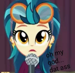 Size: 960x929 | Tagged: safe, derpibooru import, edit, edited screencap, screencap, indigo zap, equestria girls, friendship games, dat butt, meme, oh my god, omg, solo, the ass was fat