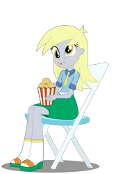 Size: 10039x14999 | Tagged: safe, artist:floppychiptunes, derpibooru import, derpy hooves, equestria girls, absurd resolution, dis gon b gud, food, muffin, simple background, solo, transparent background, vector