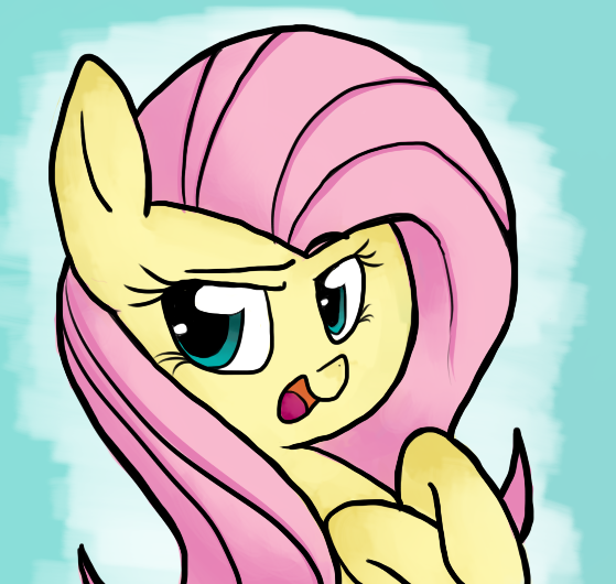 Size: 559x530 | Tagged: safe, artist:nintendash, derpibooru import, fluttershy, solo