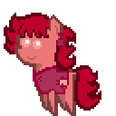 Size: 128x128 | Tagged: safe, artist:pixelanon, derpibooru import, oc, oc:ruby rouge, unofficial characters only, colt quest, 8-bit, alternate color palette, earring, female, filly, foal, piercing, sprite