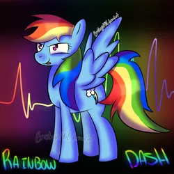 Size: 2000x2000 | Tagged: safe, artist:brashgirl901, derpibooru import, rainbow dash, backwards cutie mark, solo, tongue out